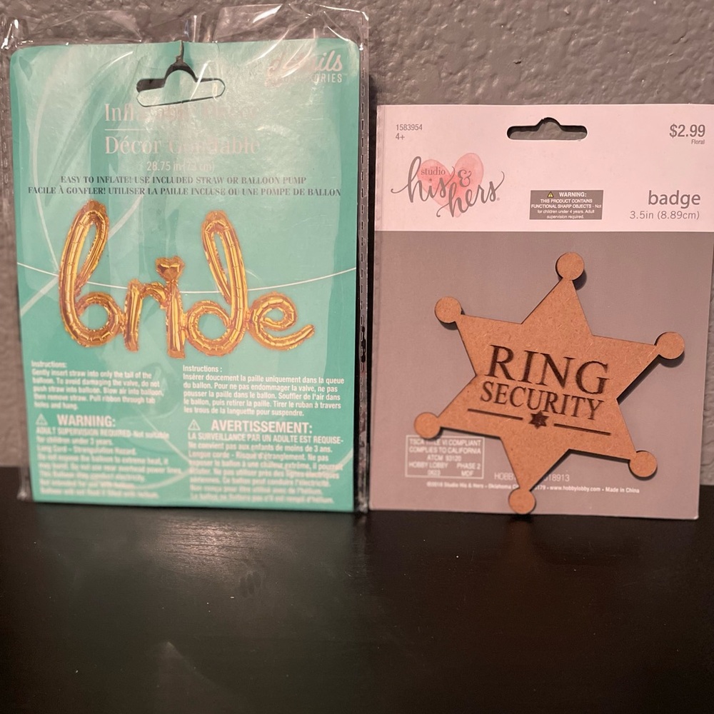 NWT Bride to be items